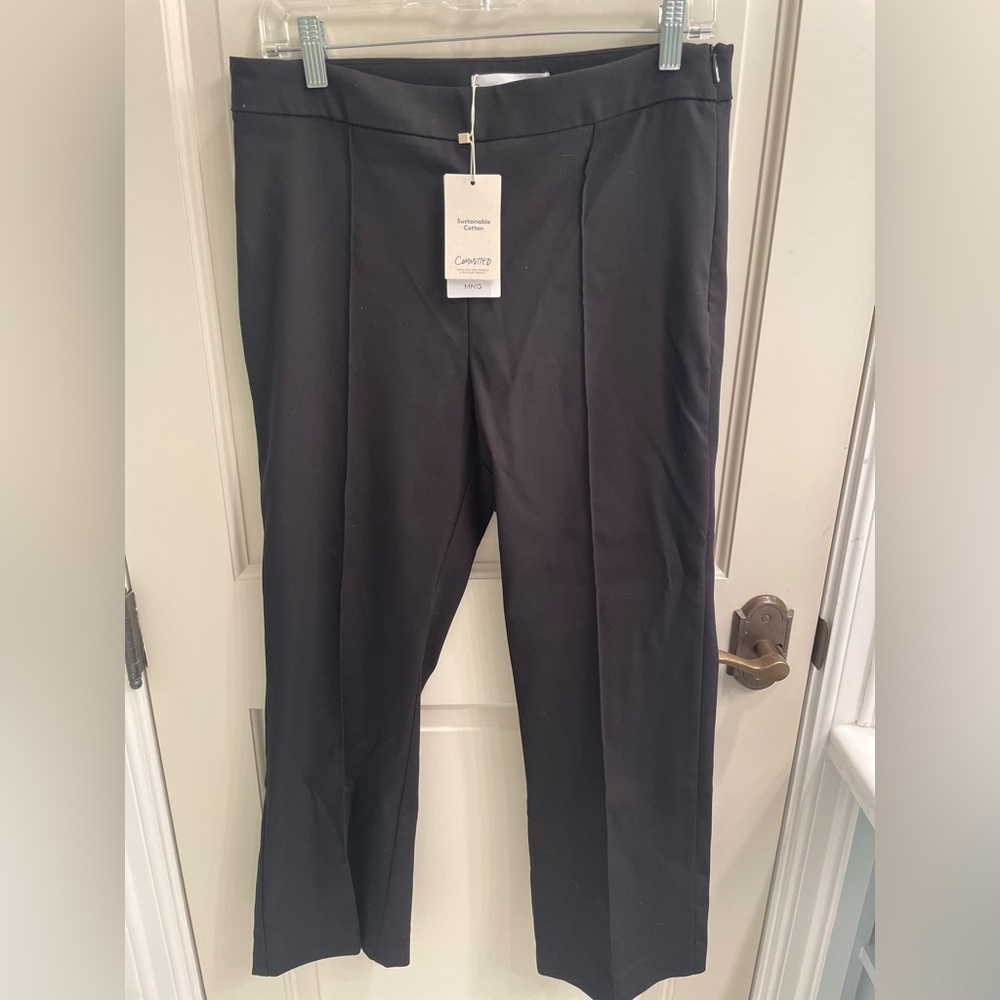 Women’s Mango cropped black pants